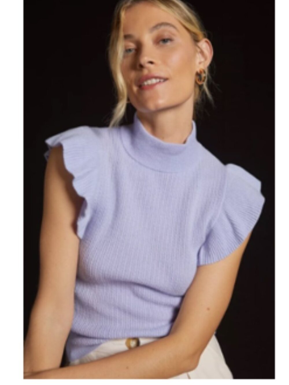 Maeve Cashmere Sweater Tank in Lilac – Size Medium - NWT